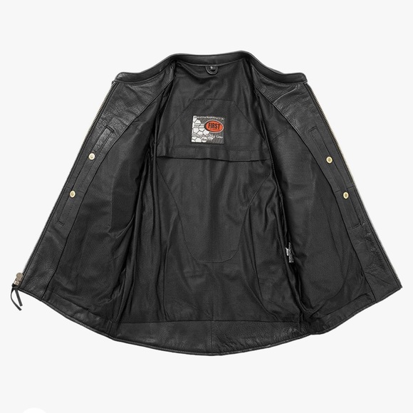 First classic leather jacket NWT - Picture 3 of 14